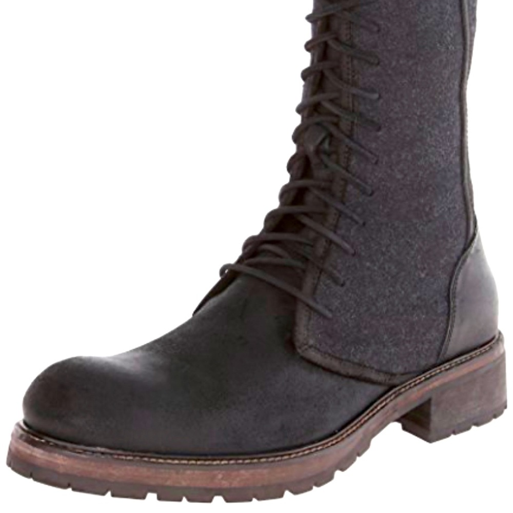 John Varvatos Men's Gibbons Open Combat Boot size 11.5